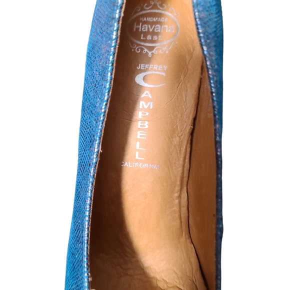 Jeffrey Campbell Aubrey Blue platform wedge - Picture 4 of 7